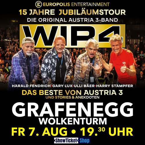 WIR4 - Die Original AUSTRIA 3-Band - 15 Jahre Jubiläumstour